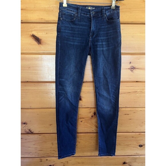 Lucky Brand Brooke Women's Size 4/27 Blue Skinny Leg Dark Wash Stretch Jeggings - Picture 2 of 6
